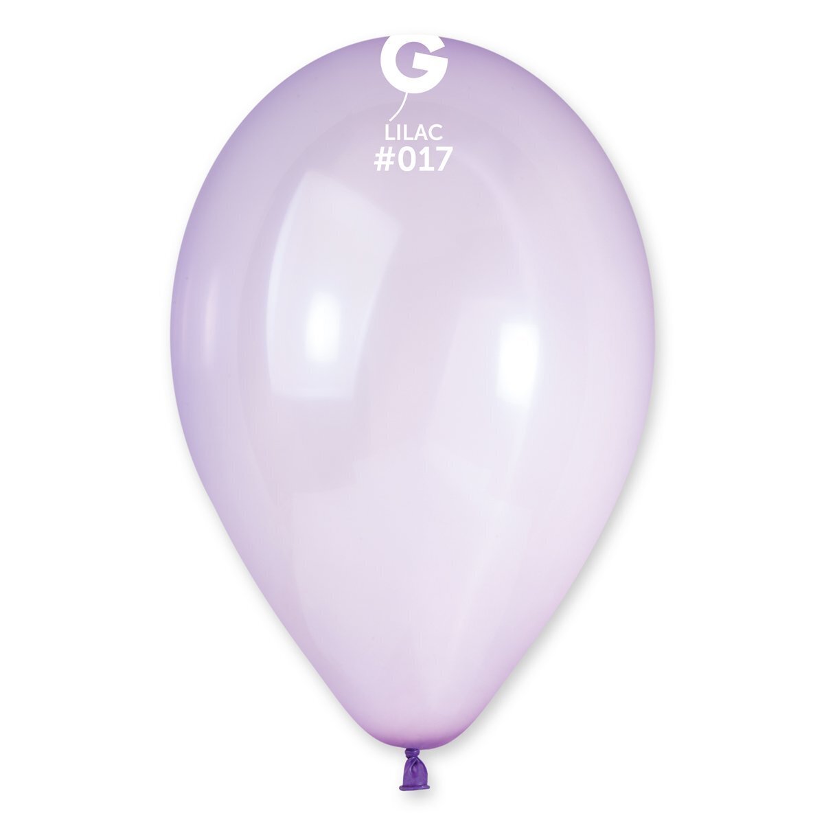 Gemar Latex Balloons Crystal Lilac #017 13in - 50 pieces