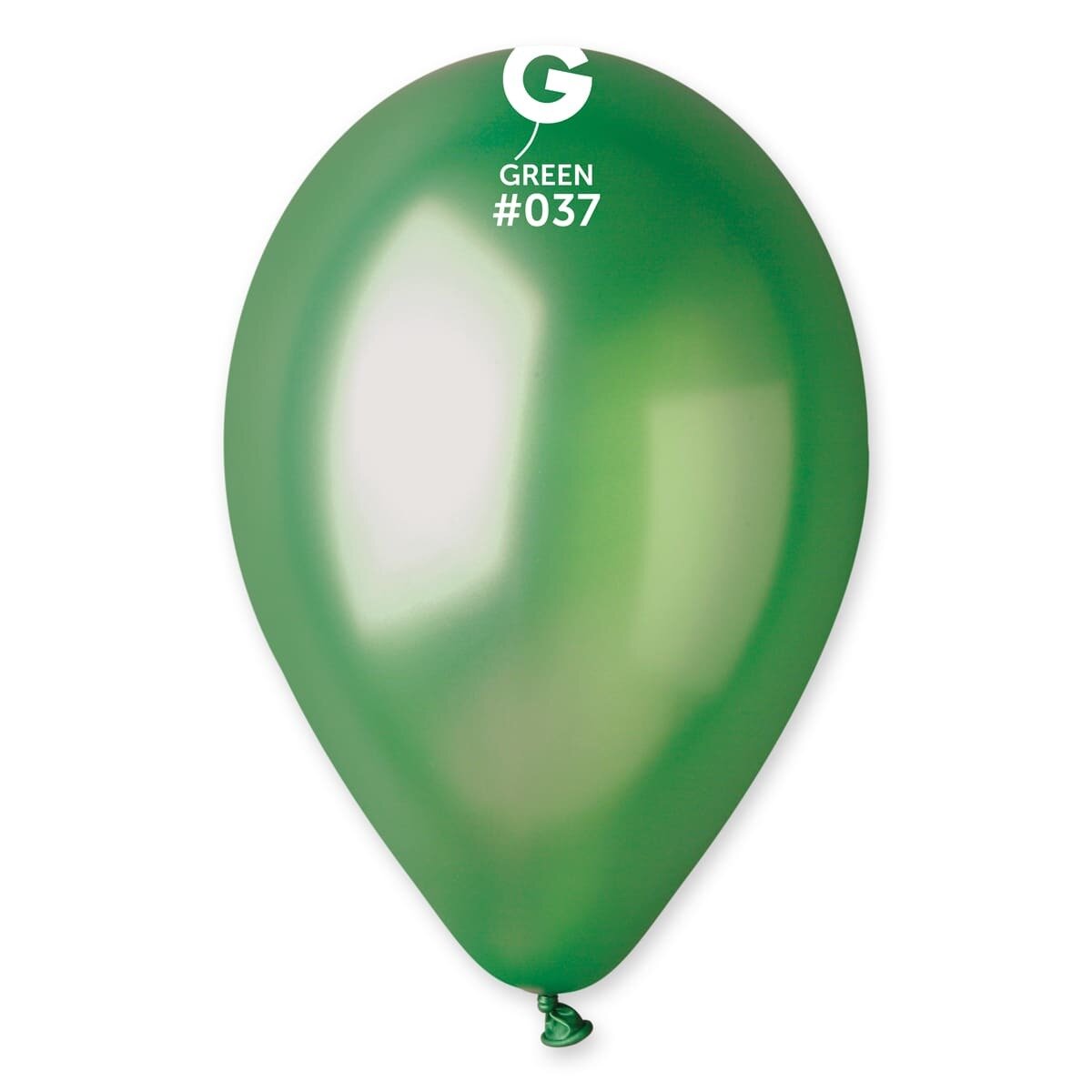 Gemar Latex Balloons Metal Green #037 12in - 50 Pieces