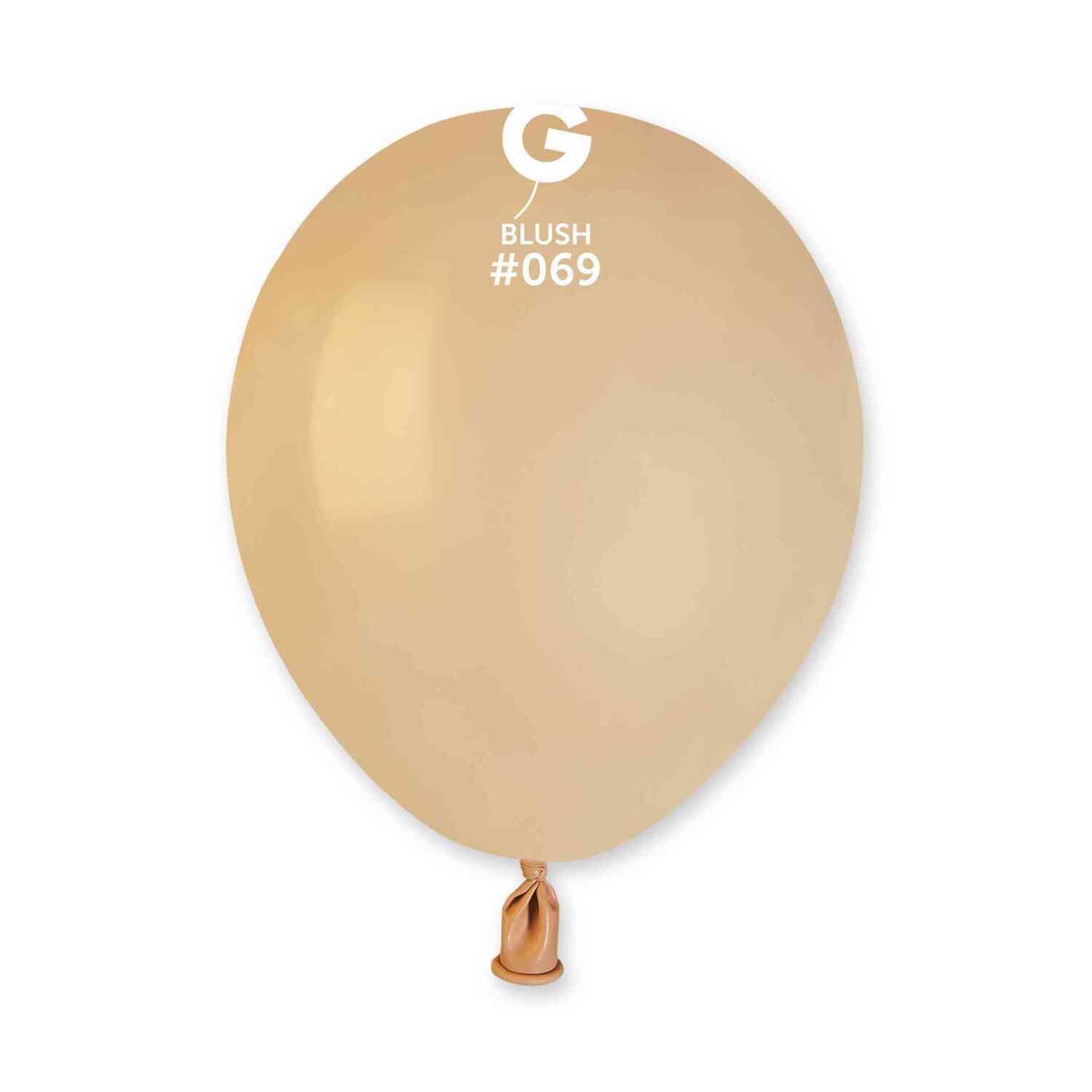 Gemar Latex Balloons Standard Blush #069 5in - 100 pieces