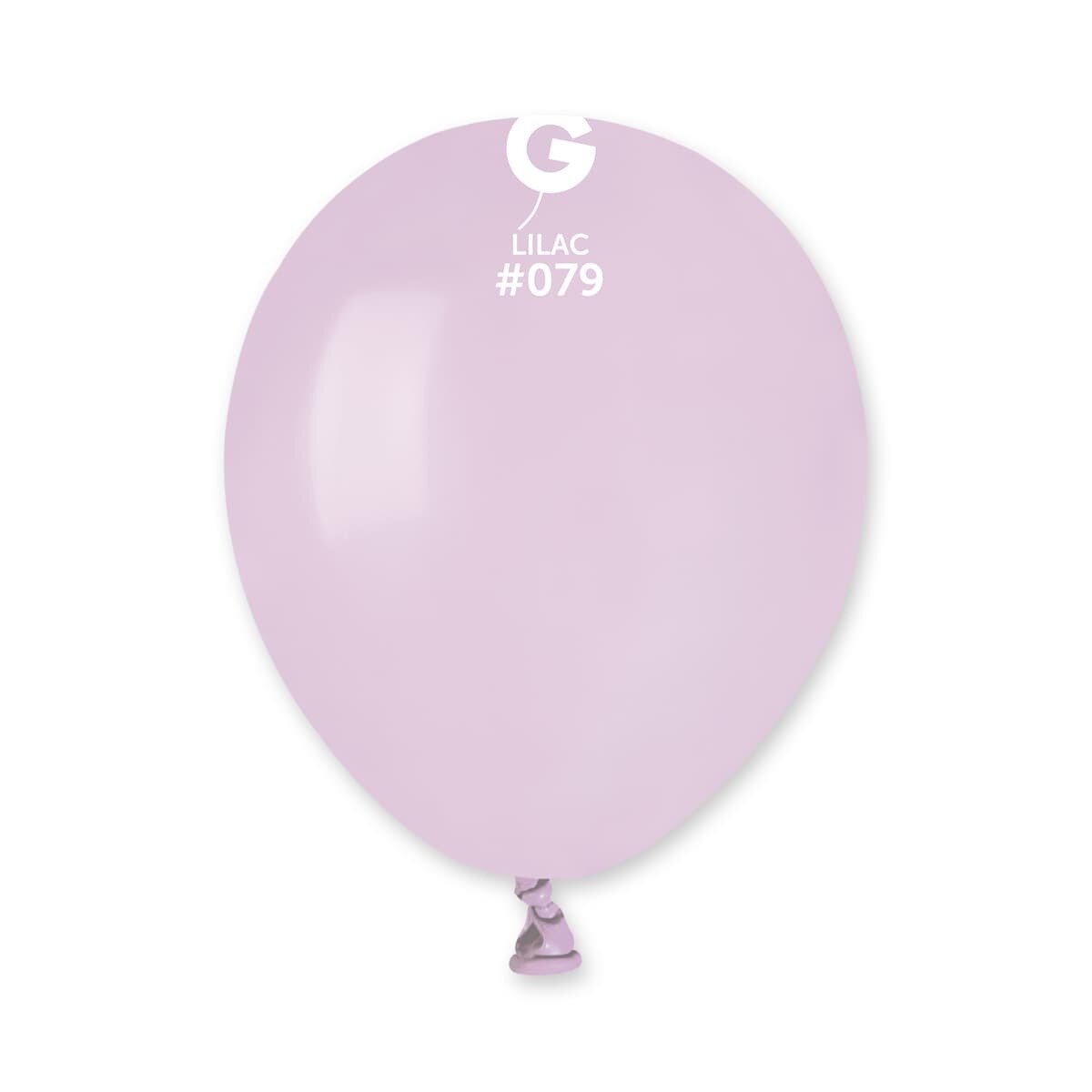 Gemar Latex Balloons Standard Lilac #079 5in - 100 pieces