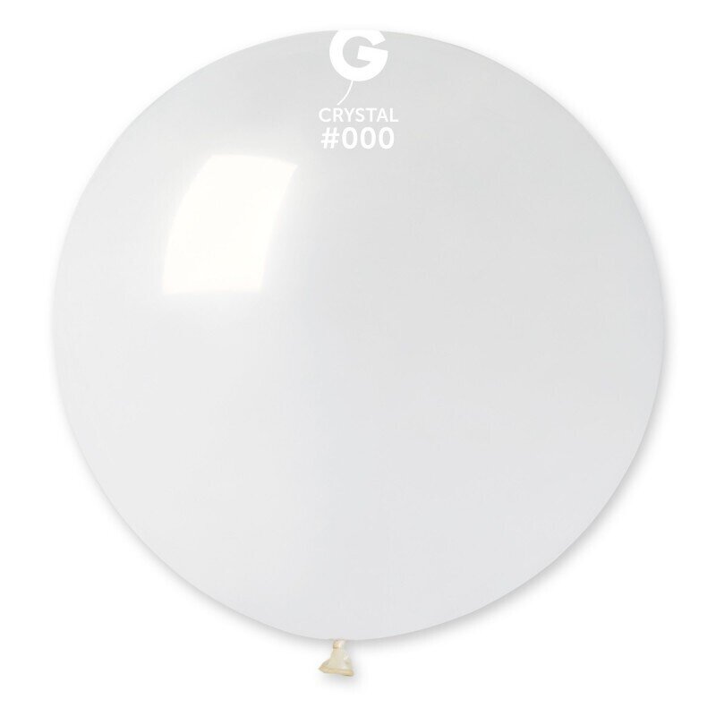 Gemar Latex Balloons Crystal Clear #000 31in - 1 piece
