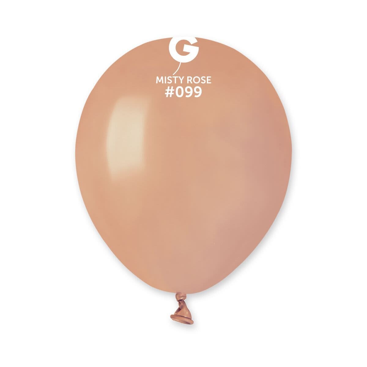 Gemar Latex Balloons Standard Dusty Rose #099 5in- 100 pieces
