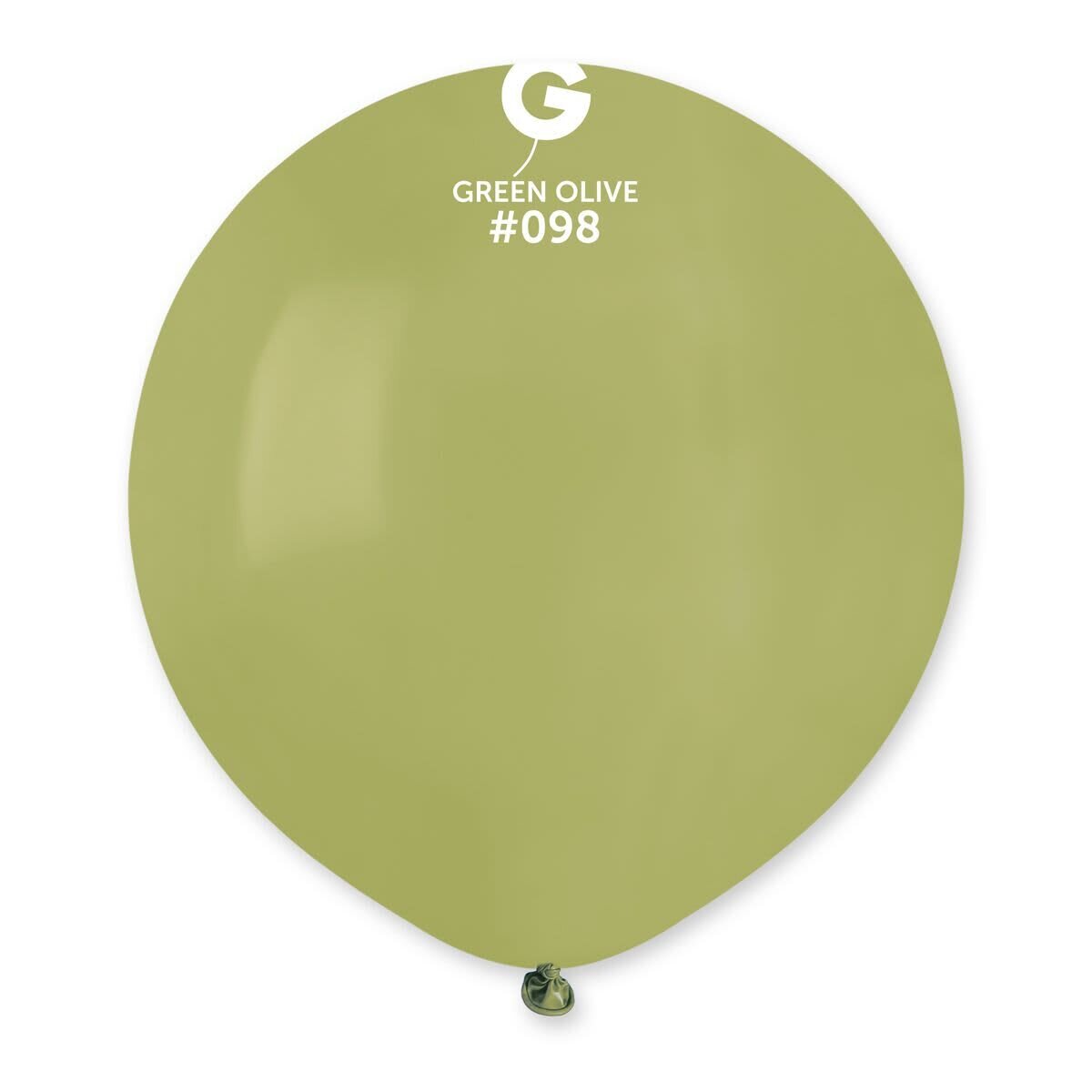 Gemar Latex Balloons Standard Olive #098 19 in - 25 pieces