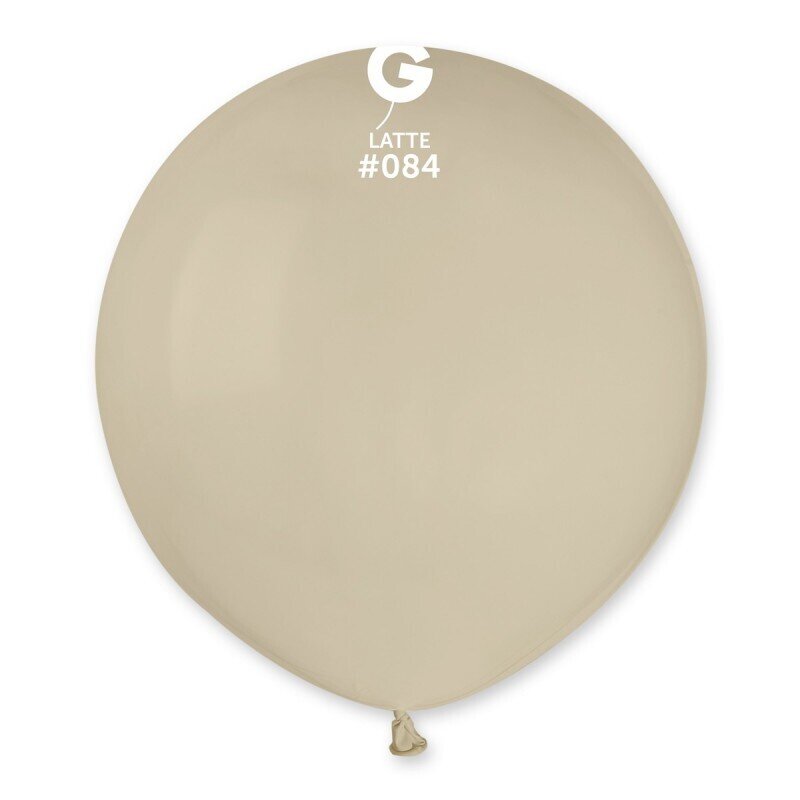 Gemar Latex Balloons Standard Latte #084 19in - 25 pieces