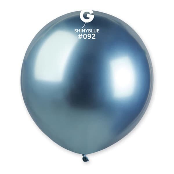 Gemar Latex Balloons Shiny Blue #092 19in - 25 pieces