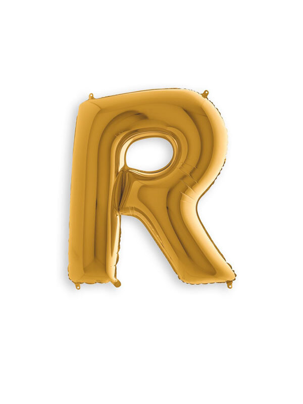 Gold R Giant Letter 3298201 - 34 in