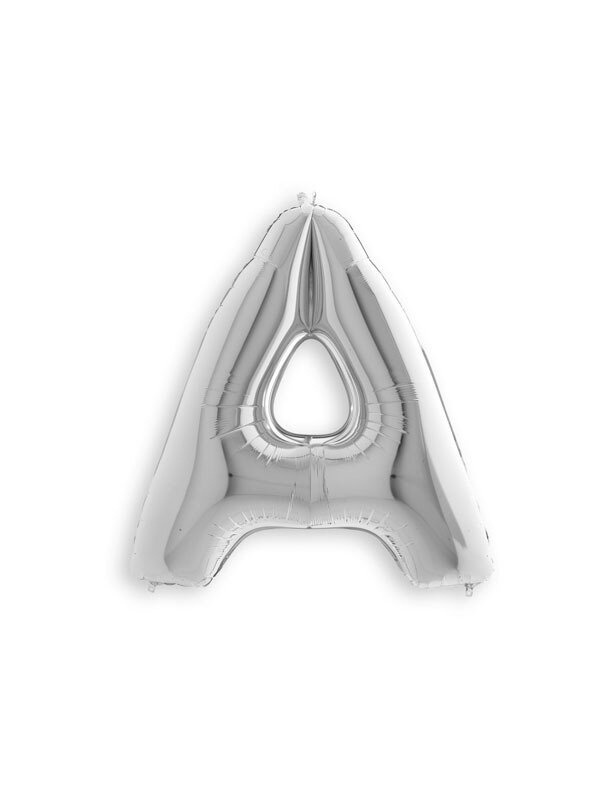 Silver A Giant Letter 3294601 - 34 in