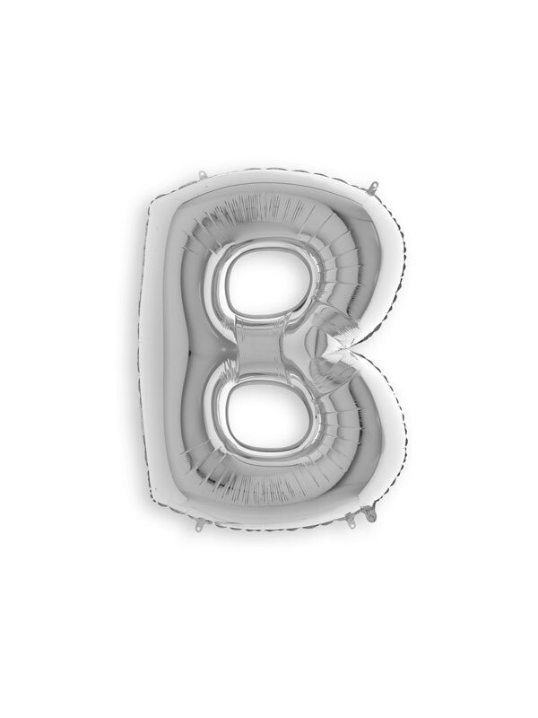 Silver B Giant Letter 3294801 - 34"