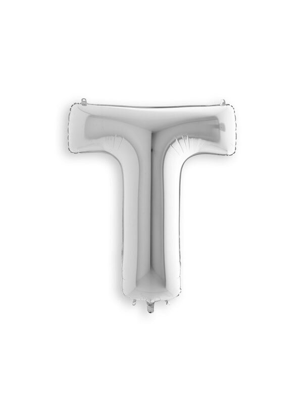 Silver T Giant Letter 3298501 - 34 in