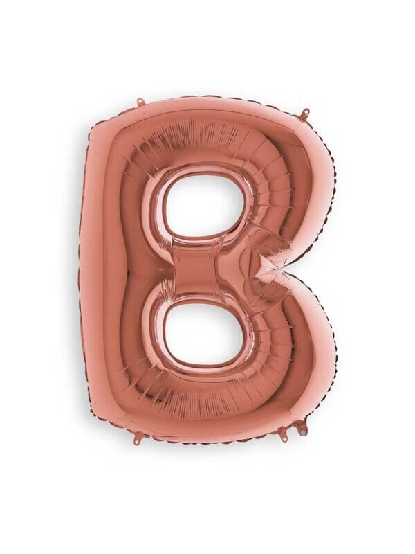 Rose Gold B Giant Letter 3656501 - 34"