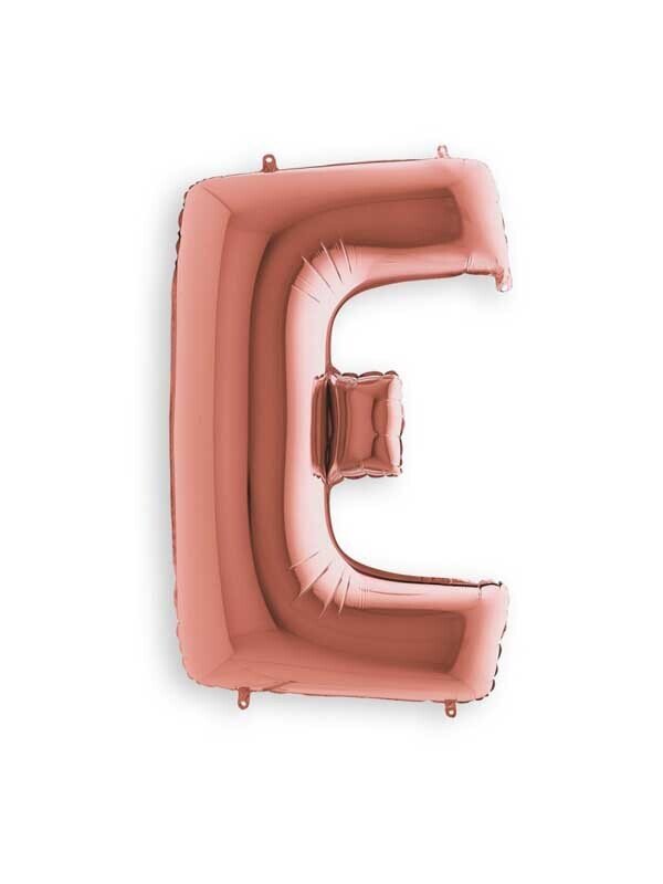 Rose Gold E Giant Letter 3656801 - 34"