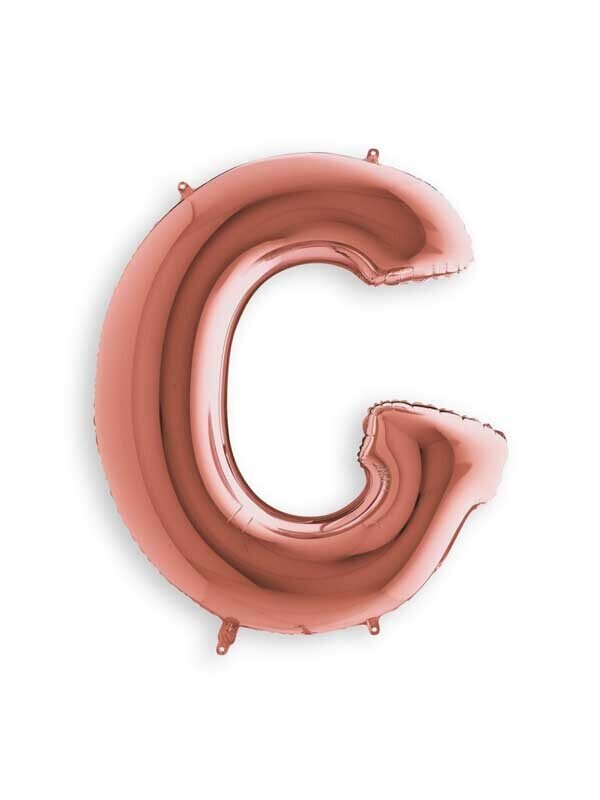 Rose Gold G Giant Letter 3657001 - 34"