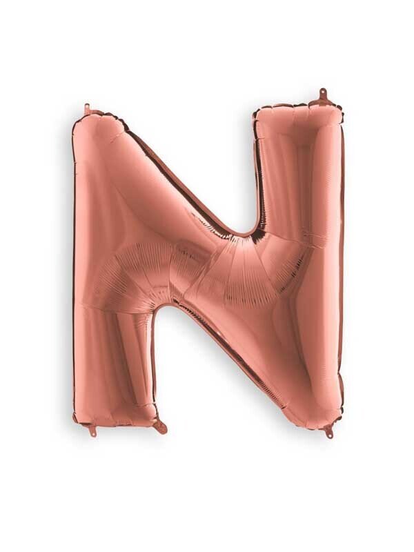 Rose Gold N Giant Letter 3657701 - 34 in