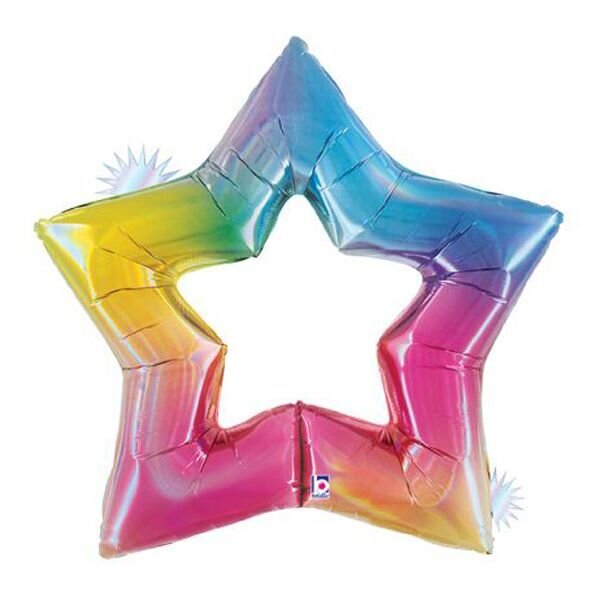 Opal Rainbow Star 44"