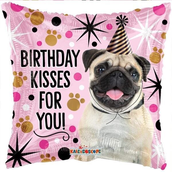 Birthday Kisses For You 18"