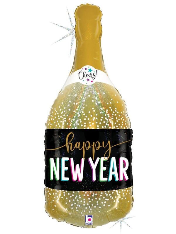 New Year Champagne 32"