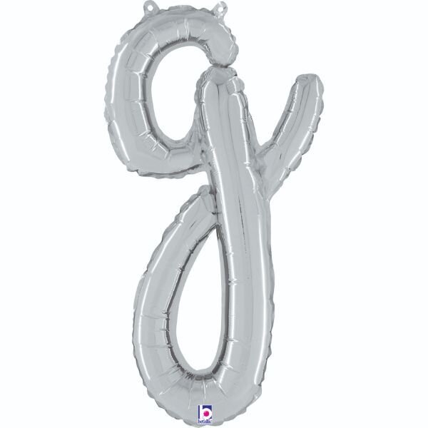 Script Letter "g" Silver 24"