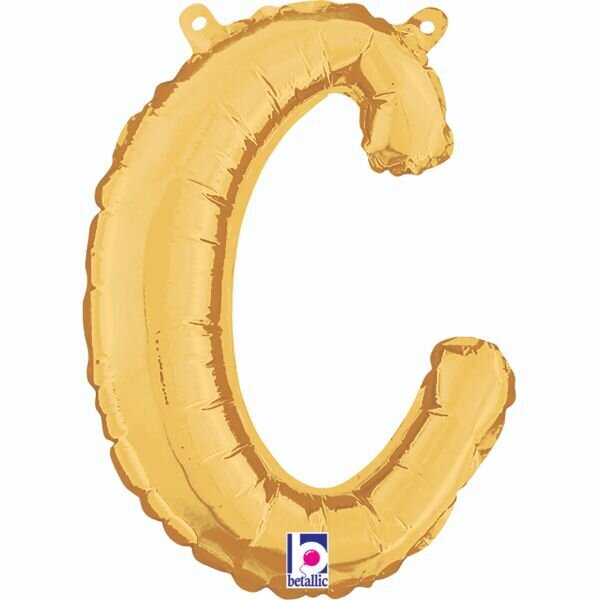 Script Letter "c" Gold 14"