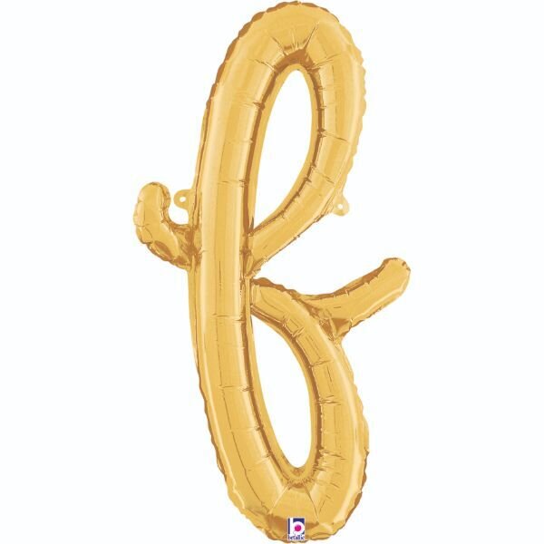 Script Letter "f" Gold 24"
