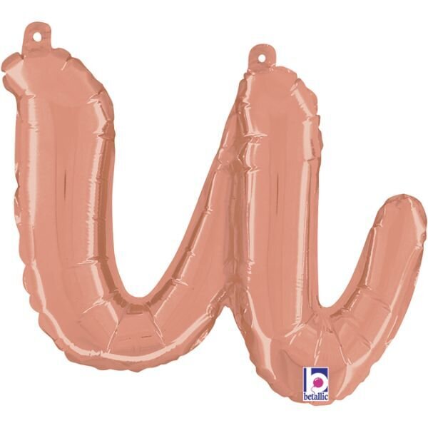Script Letter "u" Rose Gold 14"