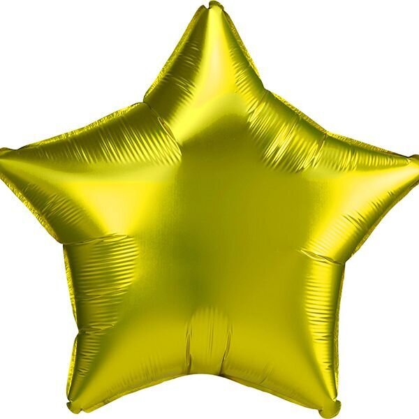 Satin Luxe Lemon Star 18"