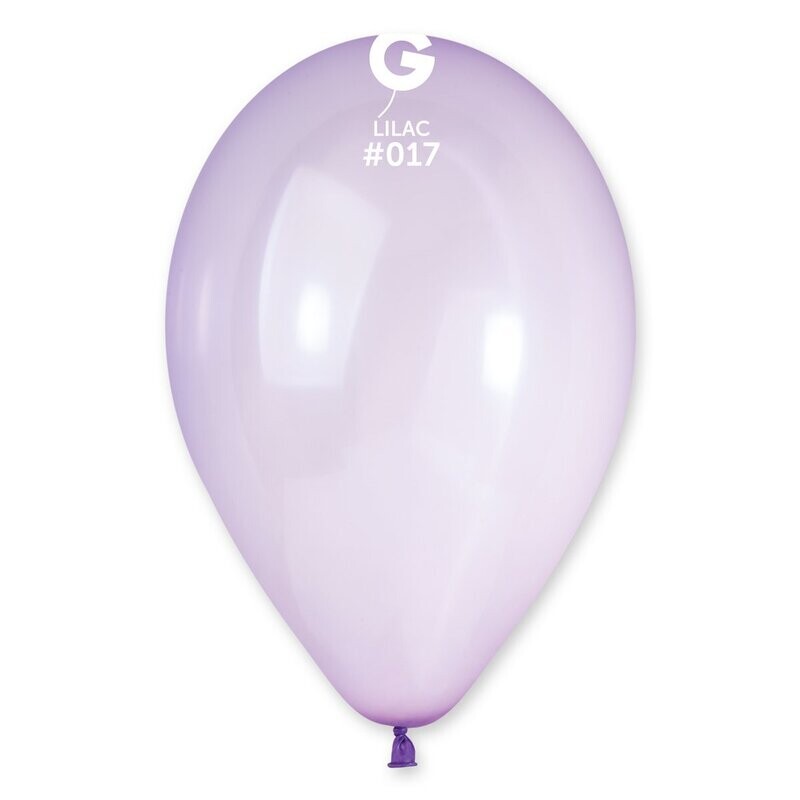 Gemar Latex Balloons Crystal Lilac #017 13in - 50 pieces