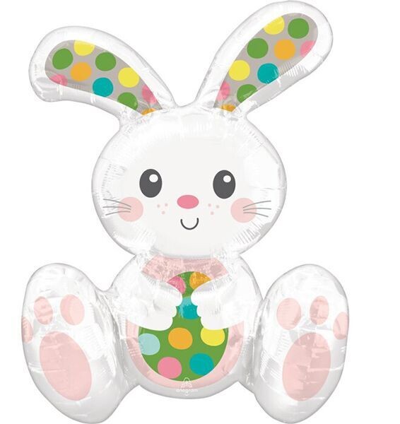 Sitting Spotted Bunny 20"