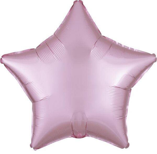 Satin Luxe Pastel Pink Star 18"
