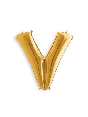 Gold V Giant Letter 3299201 - 34"