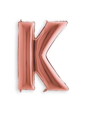 Rose Gold K Giant Letter 3657401 - 34"