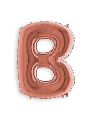 Rose Gold B Giant Letter 3656501 - 34"