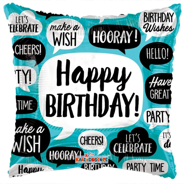 Happy Birthday Hooray 18"