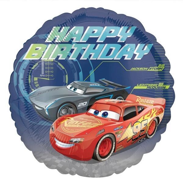 Happy Birthday (Cars 3) 17"