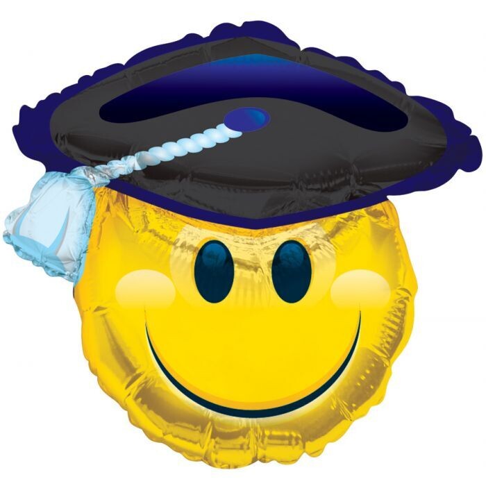 Smiley Grad 28"