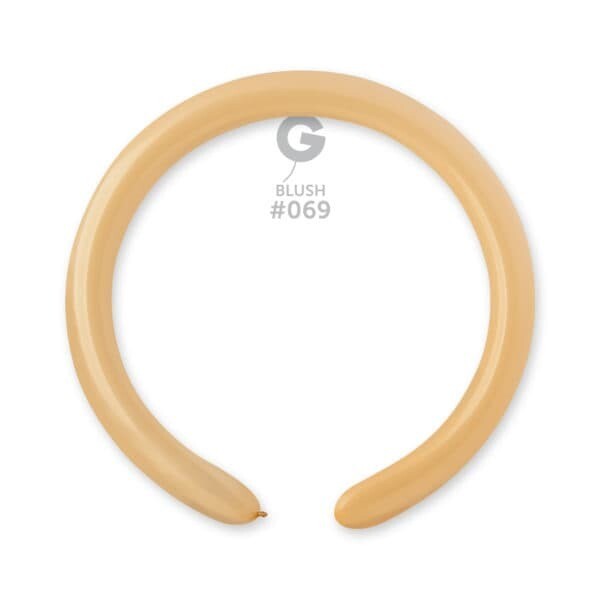 Gemar Latex Balloons Standard Blush #069 2in - 50 pieces