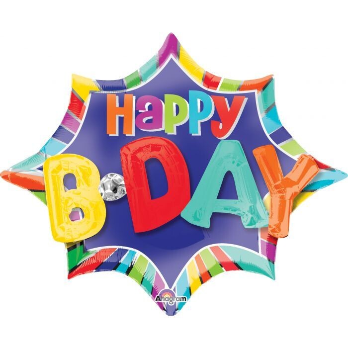 3-D B'Day Burst 35"