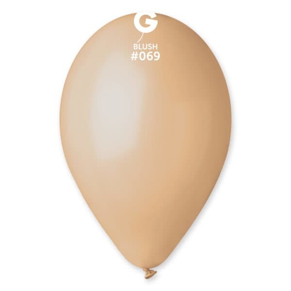 Gemar Latex Balloons Standard Blush #069 12in - 50 pieces