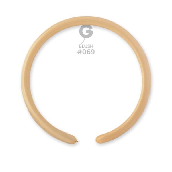 Gemar Latex Balloons Standard Blush #069 1in - 50 pieces
