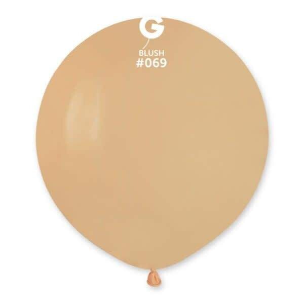 Gemar Latex Balloons Standard Blush #069 19in - 25 pieces