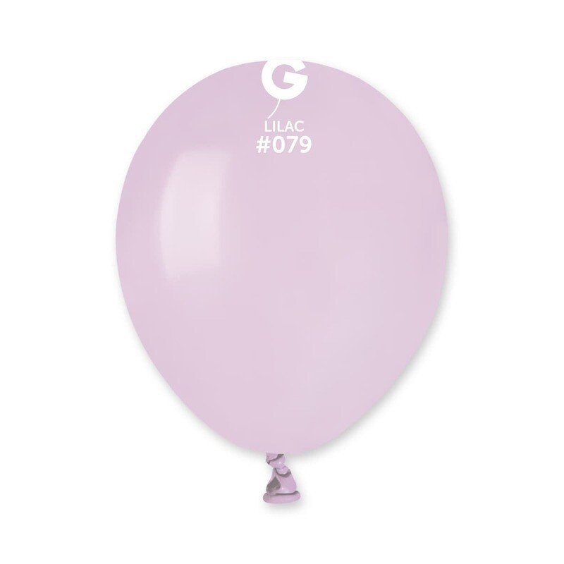Gemar Latex Balloons Standard Lilac #079 5in - 100 pieces