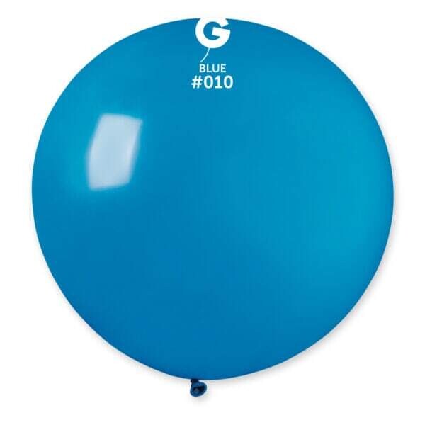 Gemar Latex Balloons Standard Blue #010 31in - 1 piece