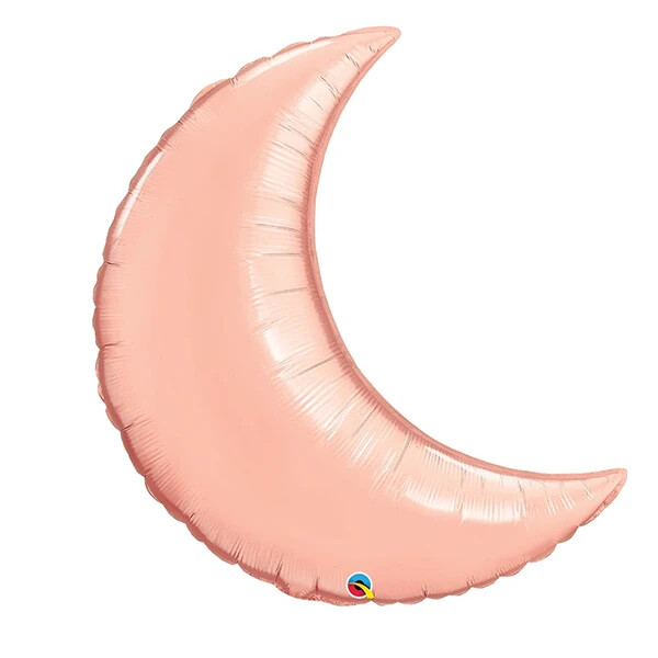 Rose Gold Crescent Moon 35"
