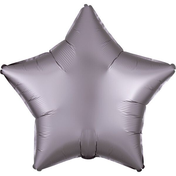 Satin Luxe Greige Star 18"