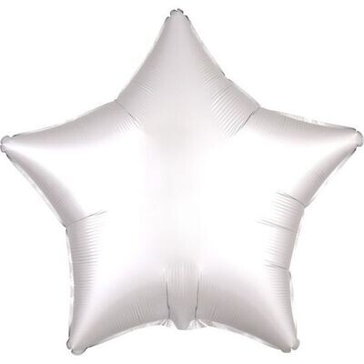 Satin Luxe White Star 18"