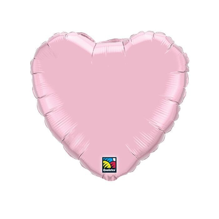 Pearl Pink Heart 18"