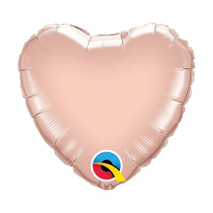 Rose Gold Heart 9"
