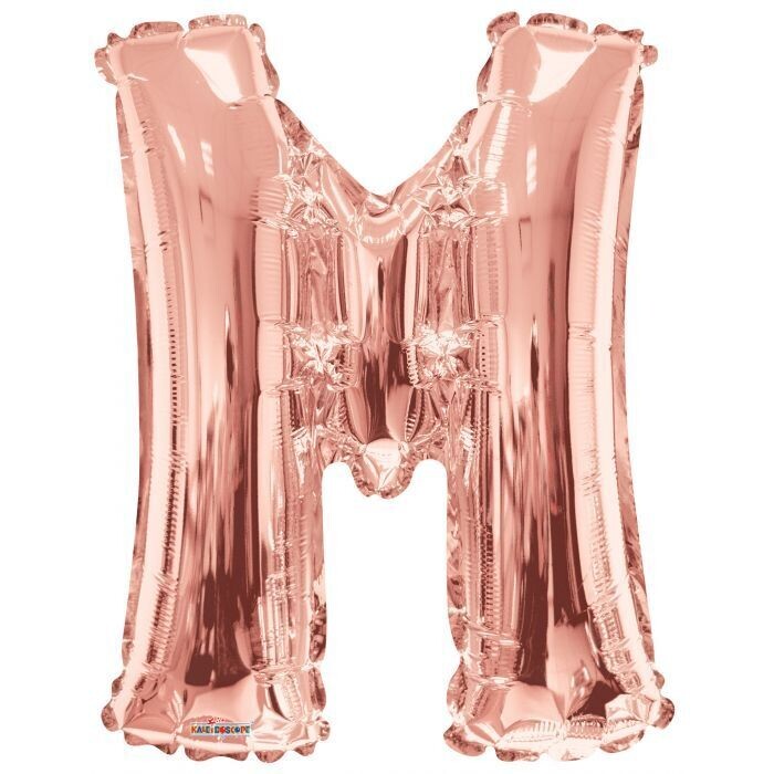 Rose Gold M Giant Letter-34"