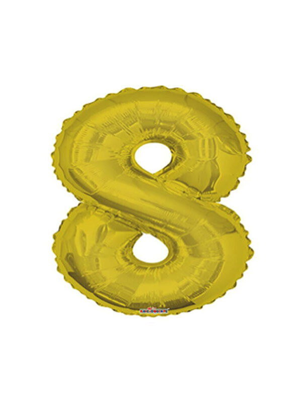 Number 8 Gold 16"