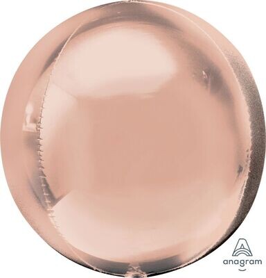 Jumbo Orbz Rose Gold  22"