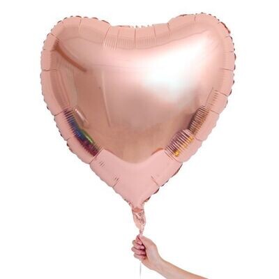 Heart Rose Gold 30"